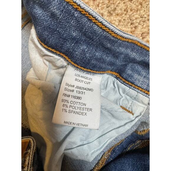 Judy Blue Woman's Jeans/Pants size 13/31 Boot Cut; Blue Denim - Picture 8 of 12